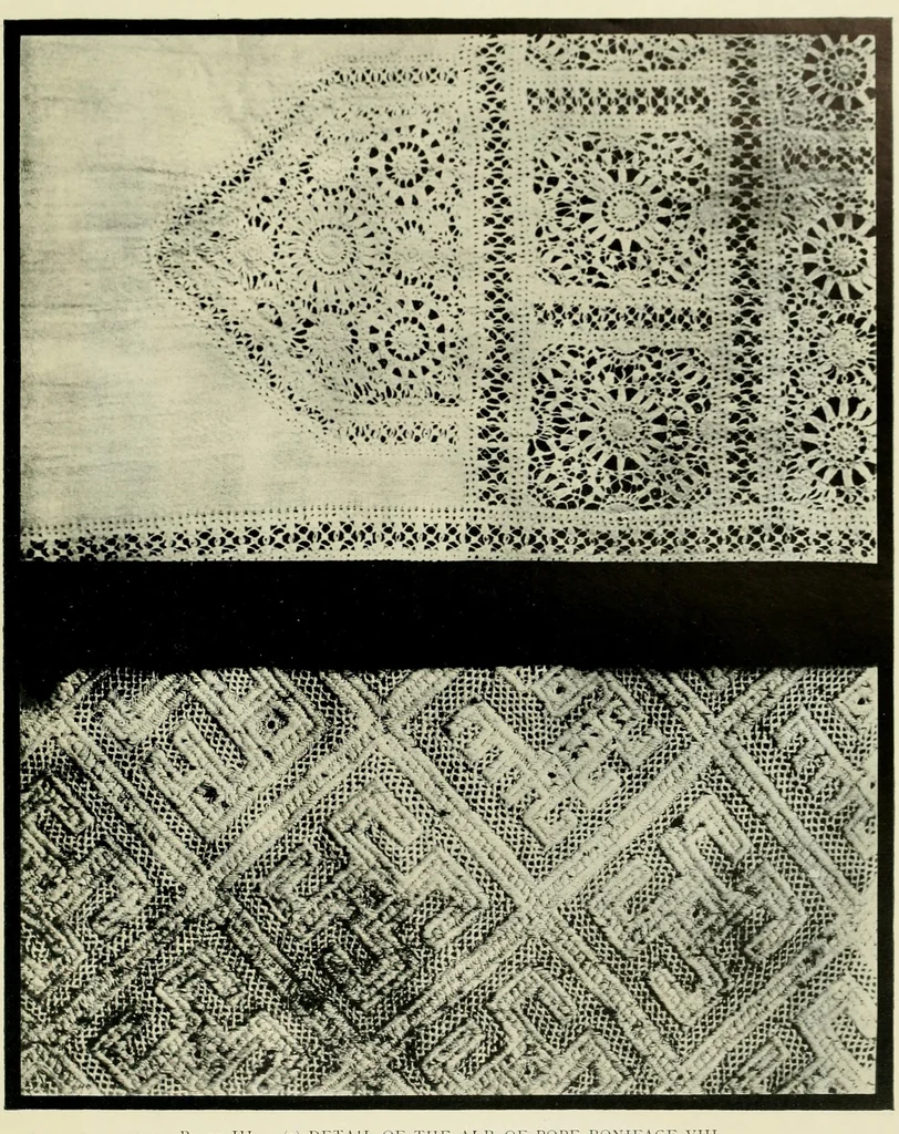 An illustration from Seven centuries of lace, 1908, leaf 78