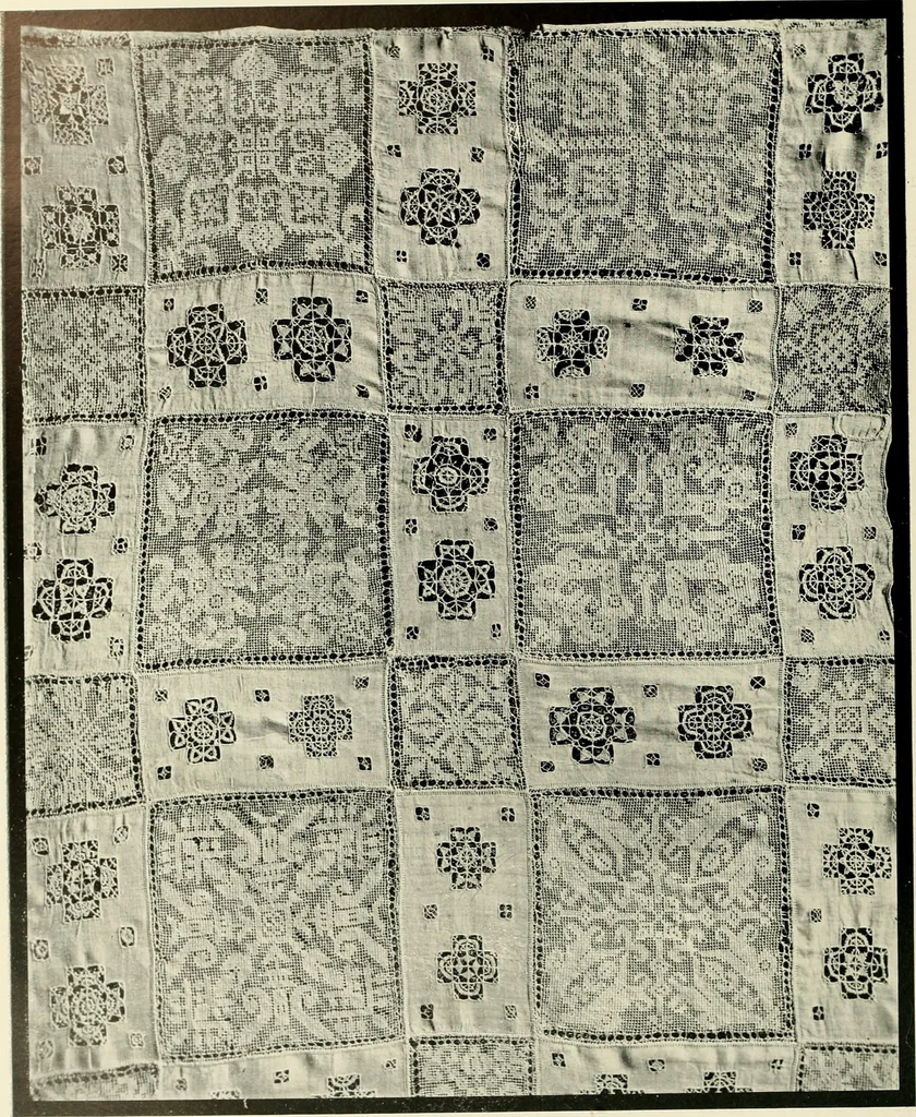 An illustration from Seven centuries of lace, 1908, leaf 89