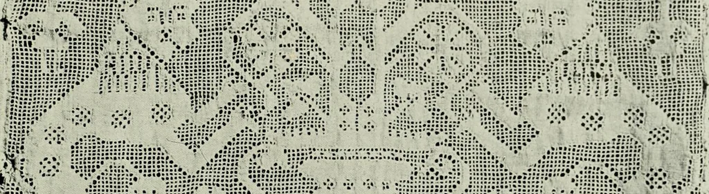 An illustration from Seven centuries of lace, 1908, leaf 96