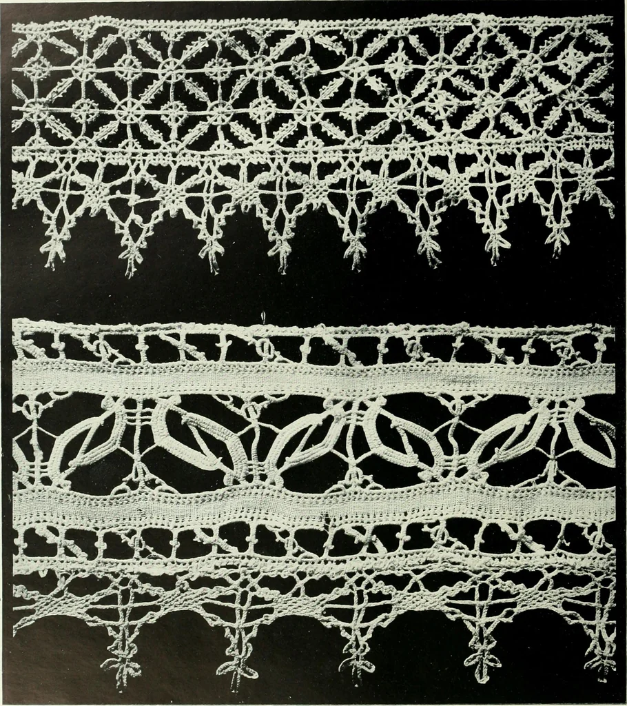 An illustration from Seven centuries of lace, 1908, leaf 107