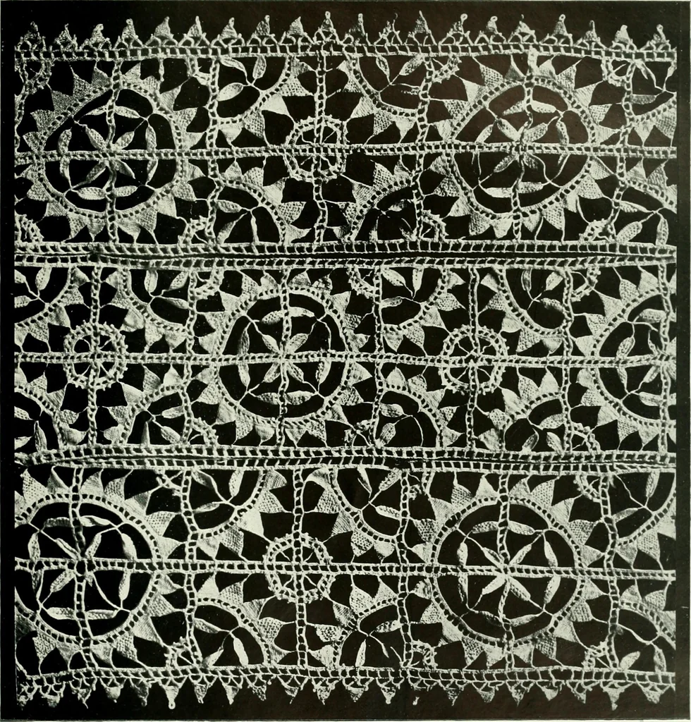 An illustration from Seven centuries of lace, 1908, leaf 110