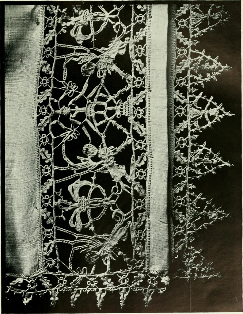 An illustration from Seven centuries of lace, 1908, leaf 112