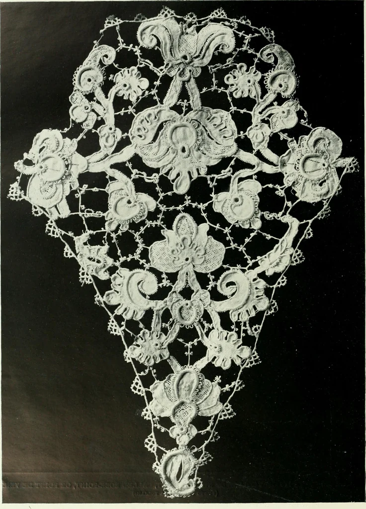 An illustration from Seven centuries of lace, 1908, leaf 121