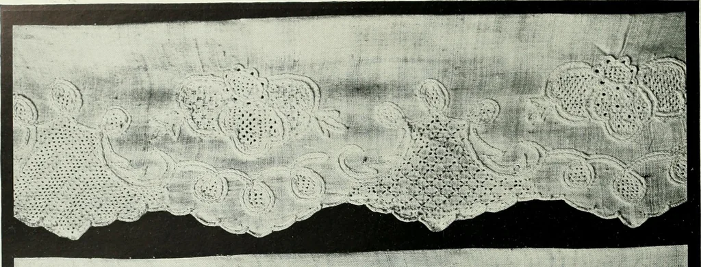 An illustration from Seven centuries of lace, 1908, leaf 155