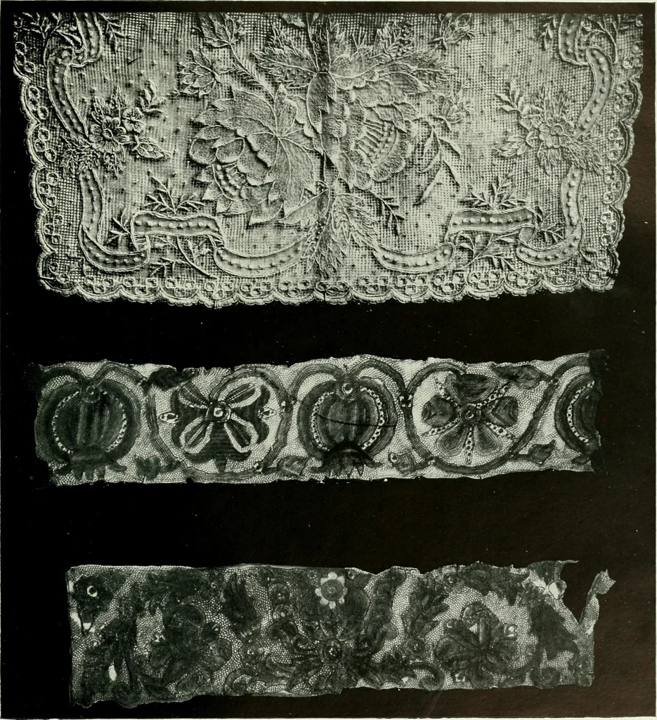 An illustration from Seven centuries of lace, 1908, leaf 156