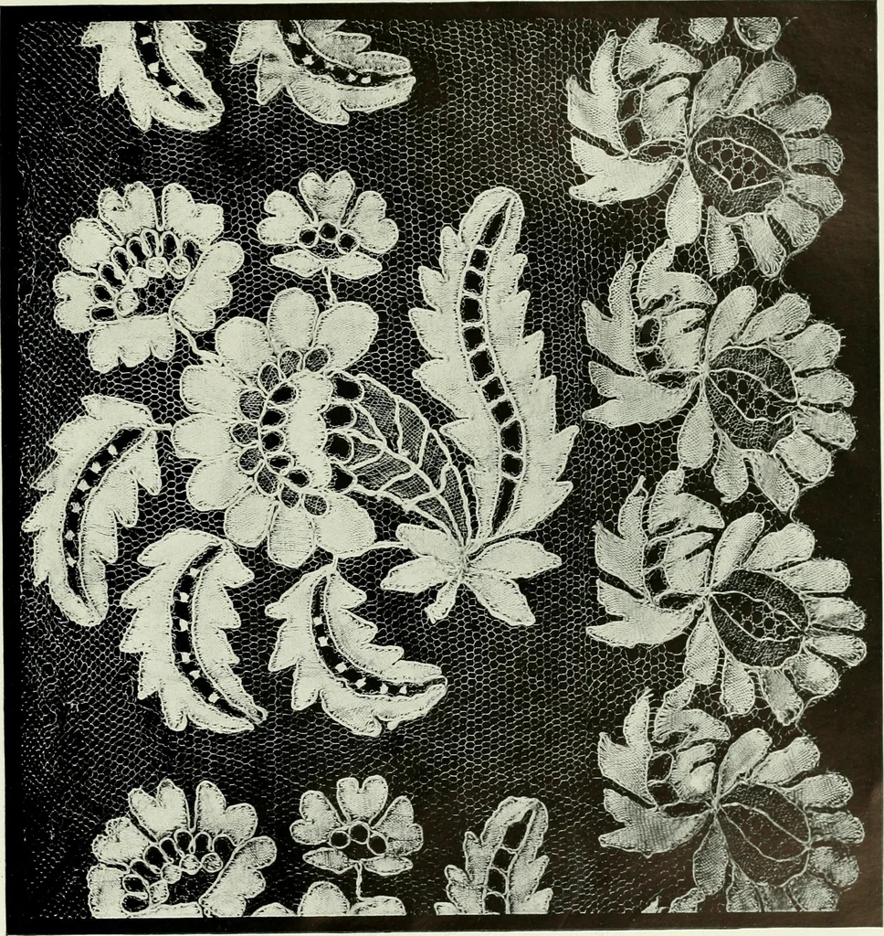 An illustration from Seven centuries of lace, 1908, leaf 188