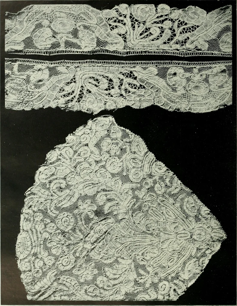 An illustration from Seven centuries of lace, 1908, leaf 195