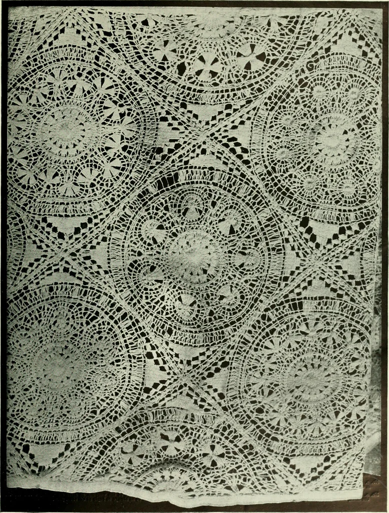 An illustration from Seven centuries of lace, 1908, leaf 84