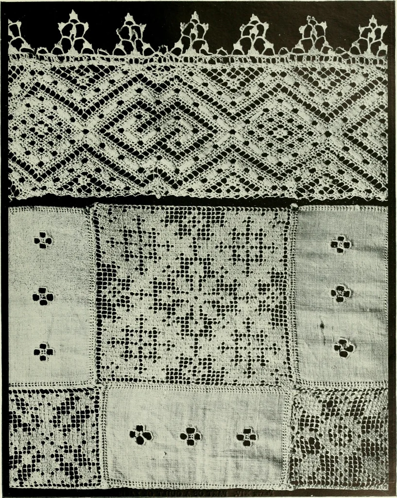 An illustration from Seven centuries of lace, 1908, leaf 90