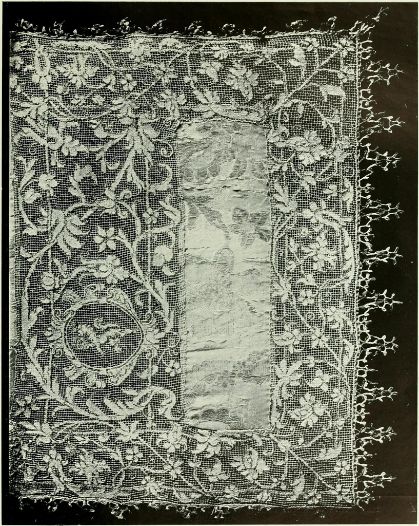 An illustration from Seven centuries of lace, 1908, leaf 92