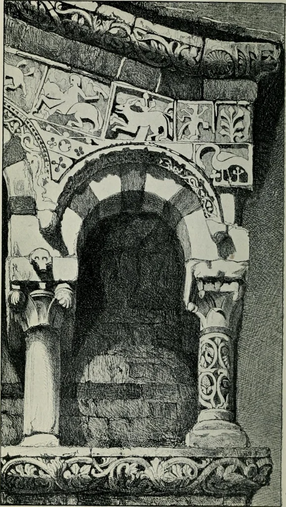 An illustration from The seven lamps of architecture, 1907, leaf 207