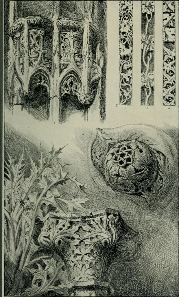 An illustration from The seven lamps of architecture, 1907, leaf 78