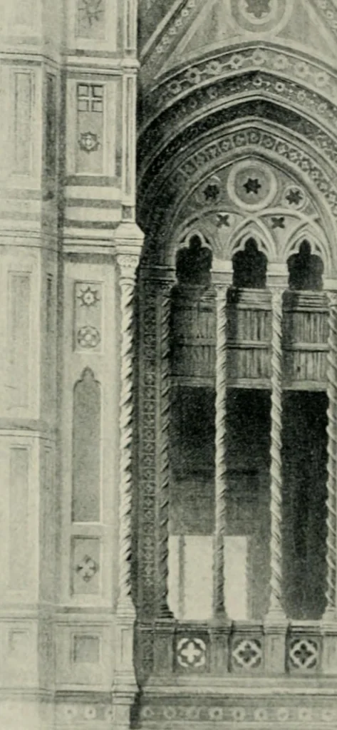An illustration from The seven lamps of architecture, 1907, leaf 9