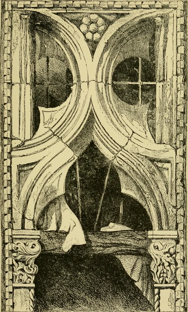 An illustration from The seven lamps of architecture : lectures on architecture and painting : the study of architecture, 1900, leaf 120