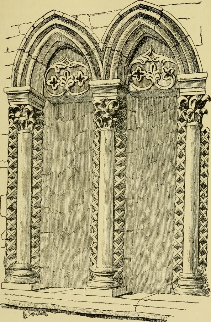 An illustration from The seven lamps of architecture : lectures on architecture and painting : the study of architecture, 1900, leaf 260