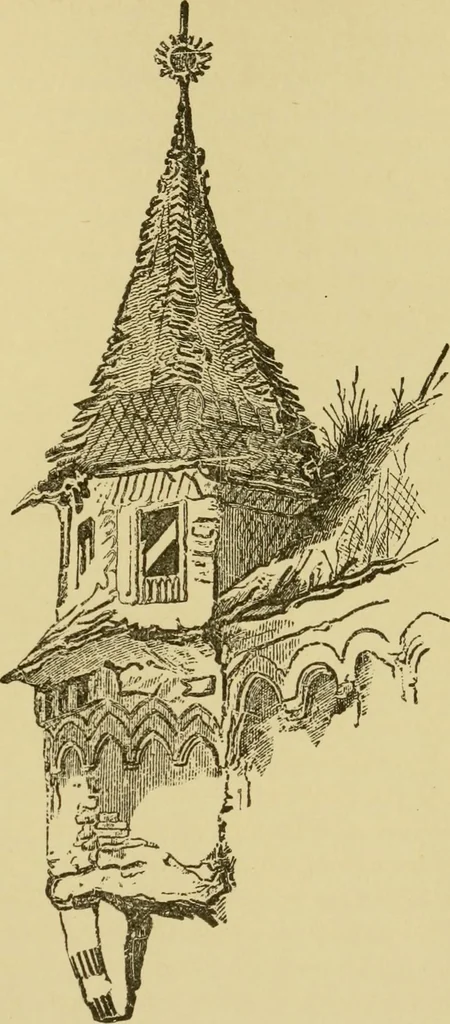 An illustration from The seven lamps of architecture : lectures on architecture and painting : the study of architecture, 1900, leaf 280