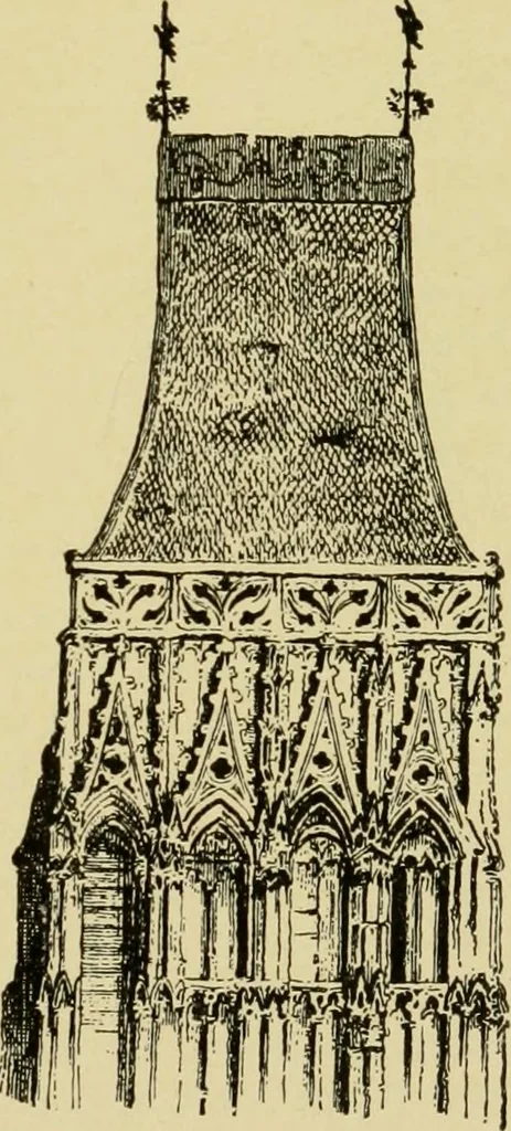An illustration from The seven lamps of architecture : lectures on architecture and painting : the study of architecture, 1900, leaf 290