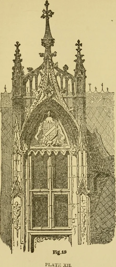 An illustration from The seven lamps of architecture : lectures on architecture and painting : the study of architecture, 1900, leaf 324