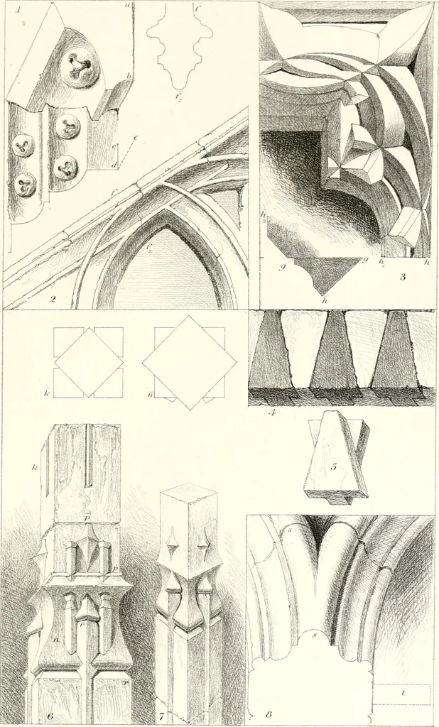An illustration from The seven lamps of architecture, 1883, leaf 106