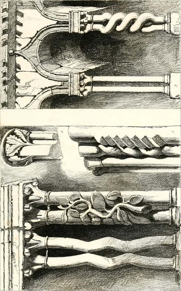 An illustration from The seven lamps of architecture, 1883, leaf 240