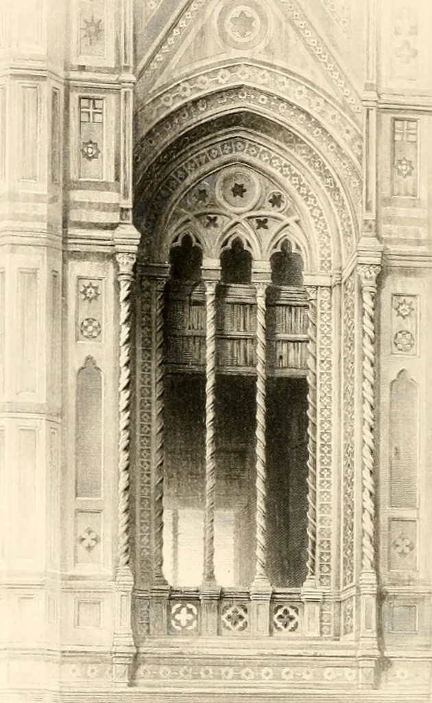 An illustration from The seven lamps of architecture, 1883, leaf 7