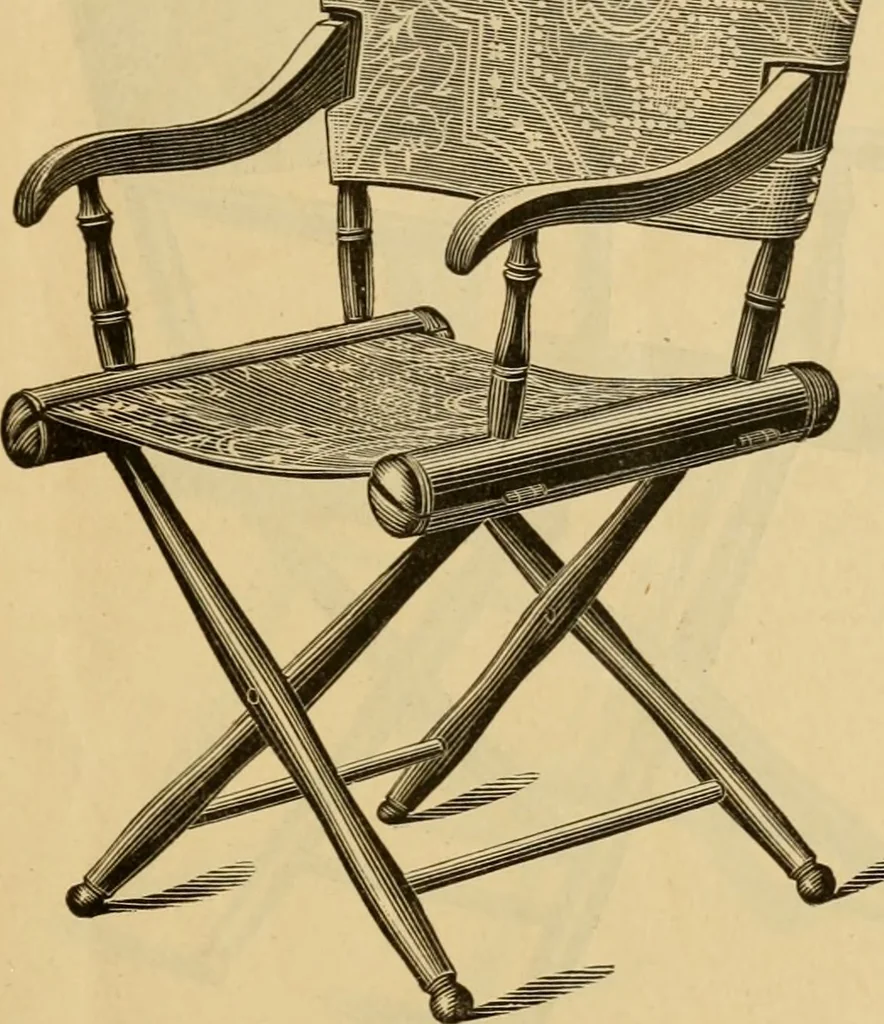 An illustration from Seventeenth annual illustrated catalogue and price list of folding chairs and invalid rolling chairs., 1879, leaf 10