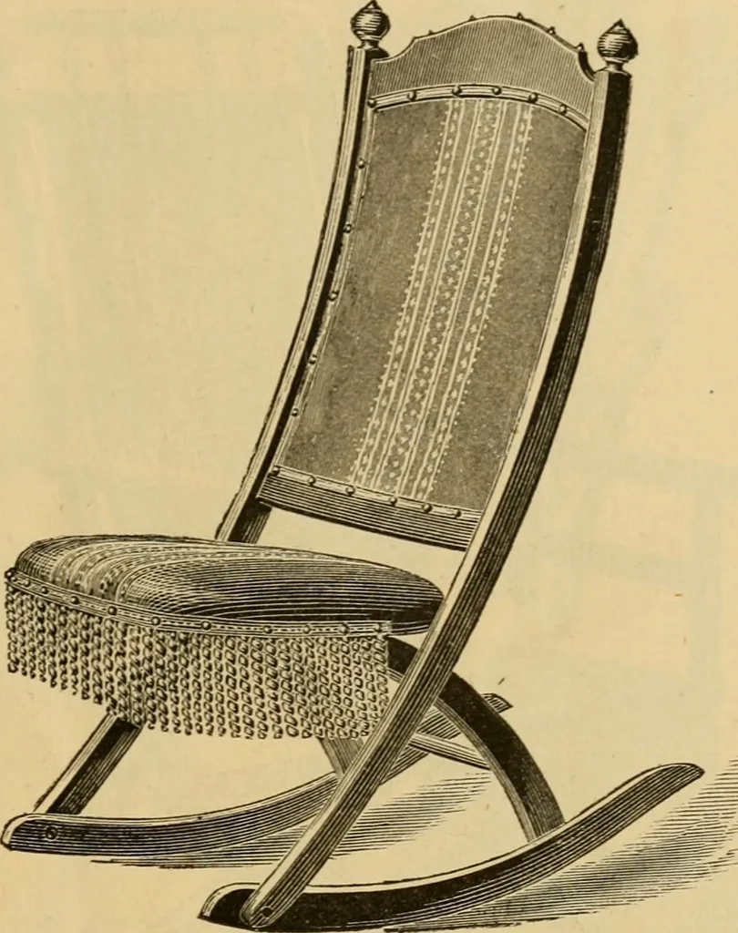 An illustration from Seventeenth annual illustrated catalogue and price list of folding chairs and invalid rolling chairs., 1879, leaf 20