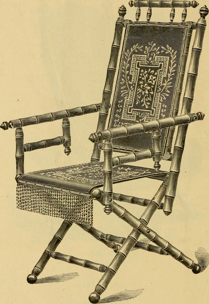 An illustration from Seventeenth annual illustrated catalogue and price list of folding chairs and invalid rolling chairs., 1879, leaf 21