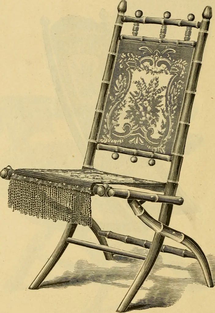 An illustration from Seventeenth annual illustrated catalogue and price list of folding chairs and invalid rolling chairs., 1879, leaf 27