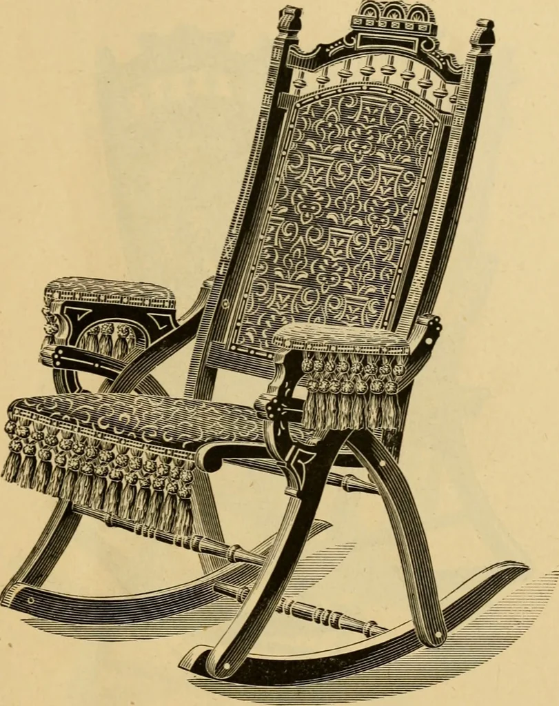 An illustration from Seventeenth annual illustrated catalogue and price list of folding chairs and invalid rolling chairs., 1879, leaf 30