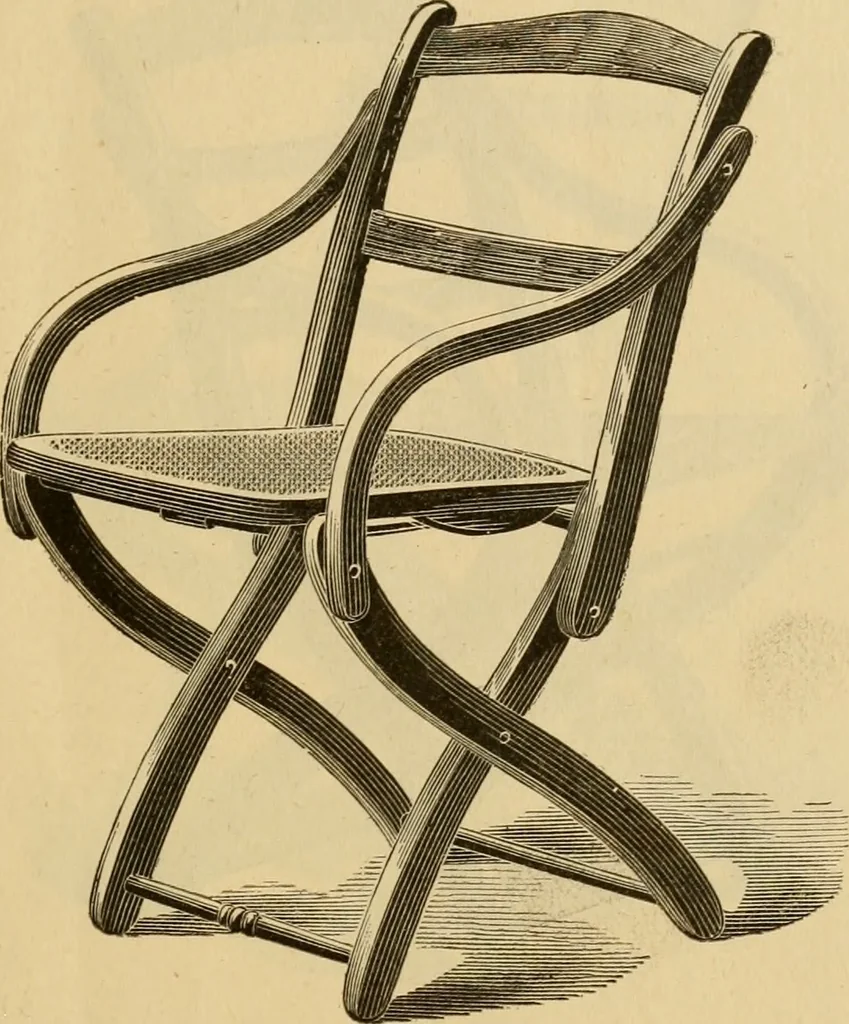 An illustration from Seventeenth annual illustrated catalogue and price list of folding chairs and invalid rolling chairs., 1879, leaf 4