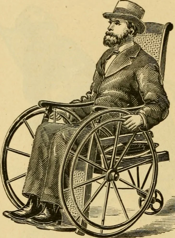 An illustration from Seventeenth annual illustrated catalogue and price list of folding chairs and invalid rolling chairs., 1879, leaf 53