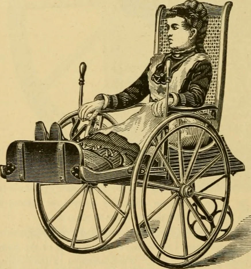 An illustration from Seventeenth annual illustrated catalogue and price list of folding chairs and invalid rolling chairs., 1879, leaf 53