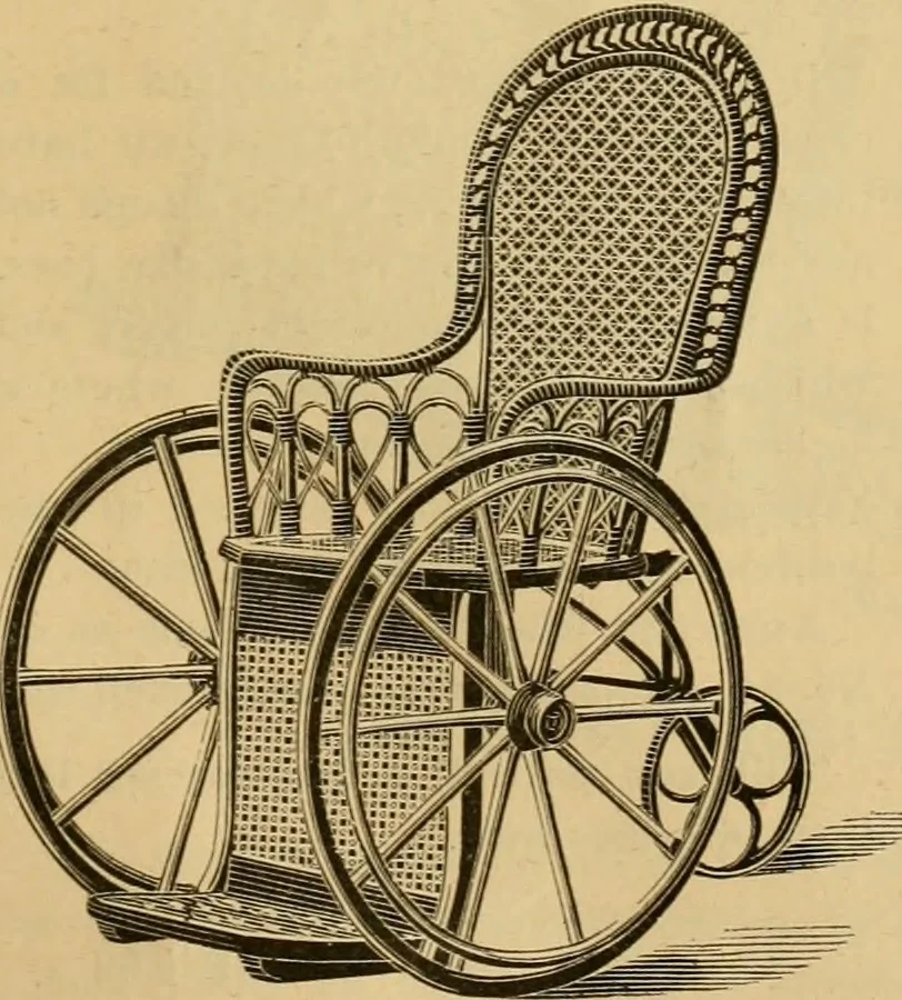 An illustration from Seventeenth annual illustrated catalogue and price list of folding chairs and invalid rolling chairs., 1879, leaf 58