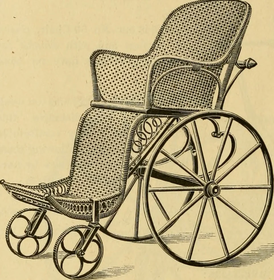 An illustration from Seventeenth annual illustrated catalogue and price list of folding chairs and invalid rolling chairs., 1879, leaf 59