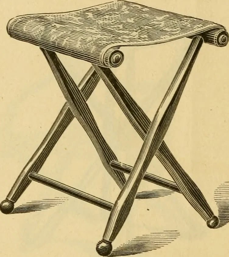 An illustration from Seventeenth annual illustrated catalogue and price list of folding chairs and invalid rolling chairs., 1879, leaf 9