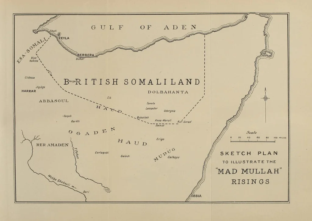 An illustration from Seventeen trips through Somaliland and a visit to Abyssinia : with supplementary preface on the 'Mad Mullah' risings, 1903, leaf 13