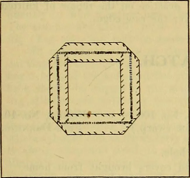 An illustration from A sewing course, comprising directions for making the various stitches and instruction in methods of teaching, 1908, leaf 100