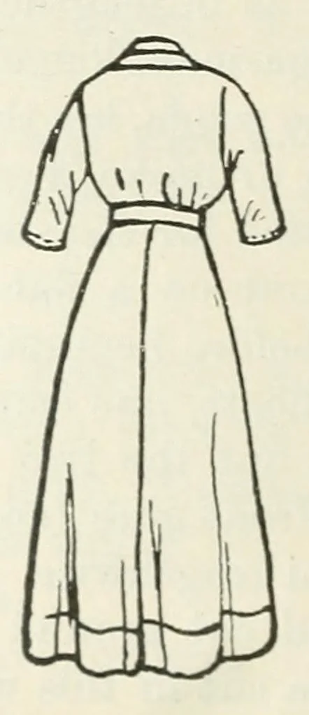 An illustration from Sewing for girls' club work, 1919, leaf 18