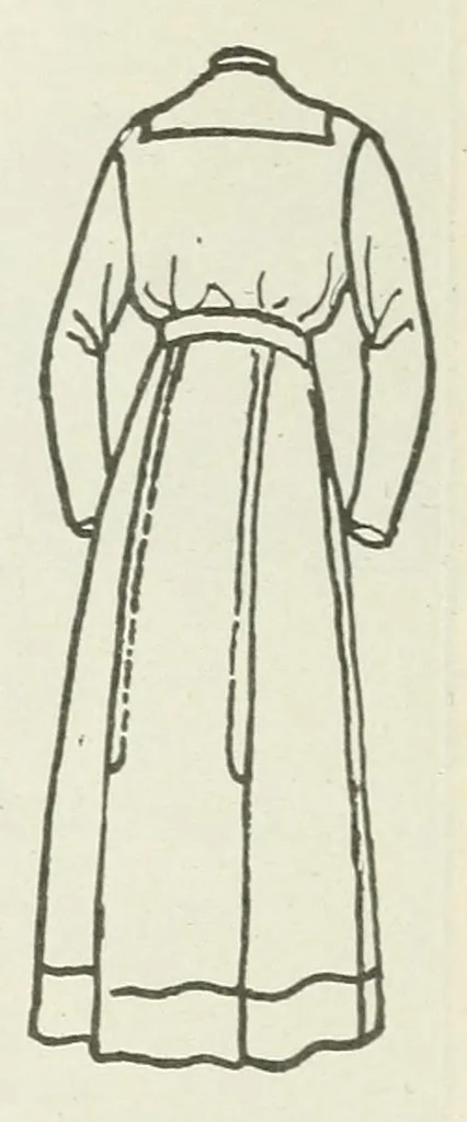 An illustration from Sewing for girls' club work, 1919, leaf 20