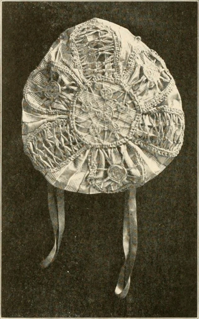 An illustration from Sewing; handicraft for girls; a graded course for city and rural schools, 1918, leaf 53