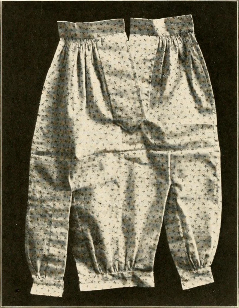 An illustration from Sewing; handicraft for girls; a graded course for city and rural schools, 1918, leaf 89