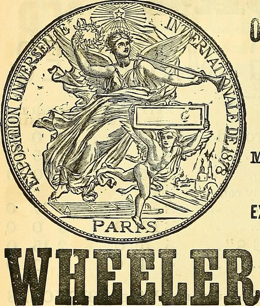An illustration from Sewing machine gazette, 1874, leaf 109