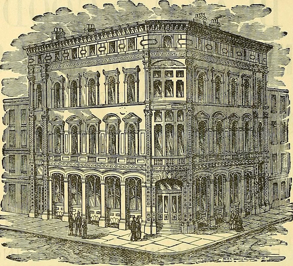 An illustration from Sewing machine gazette, 1874, leaf 113
