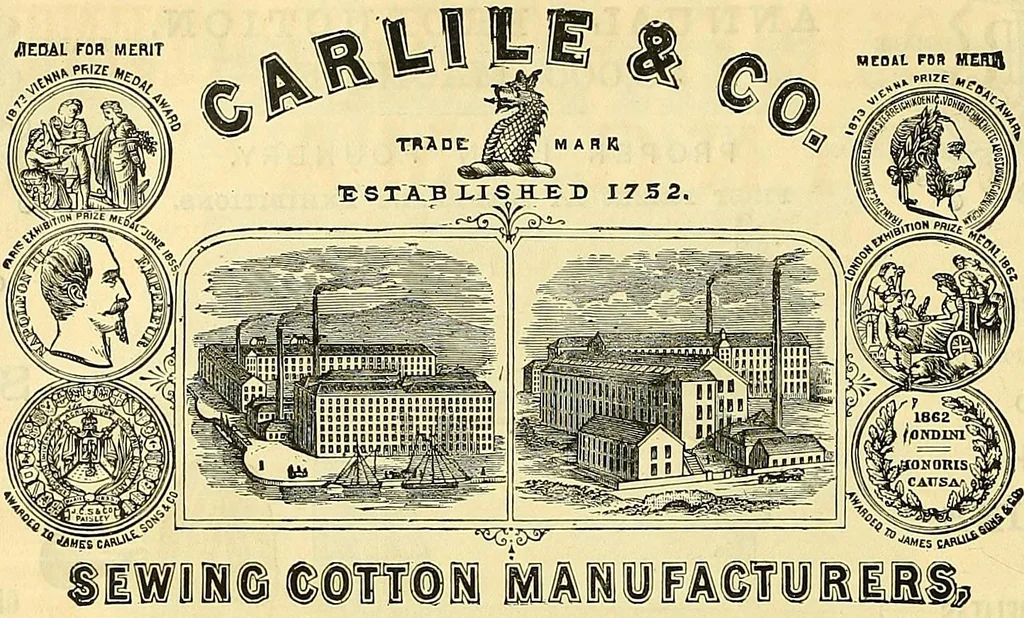 An illustration from Sewing machine gazette, 1874, leaf 115