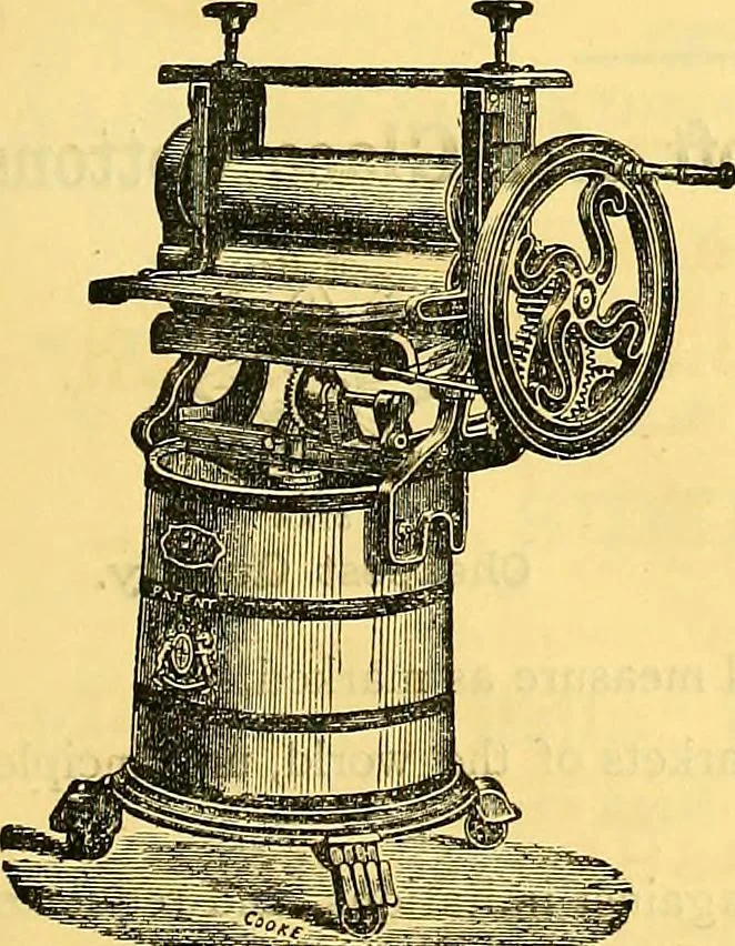 An illustration from Sewing machine gazette, 1874, leaf 12