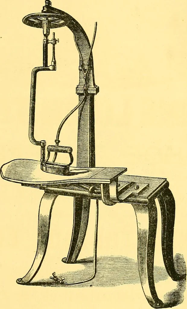 An illustration from Sewing machine gazette, 1874, leaf 142