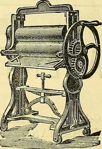 An illustration from Sewing machine gazette, 1874, leaf 199
