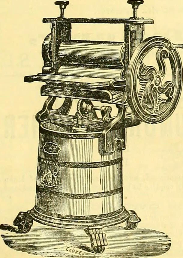 An illustration from Sewing machine gazette, 1874, leaf 200