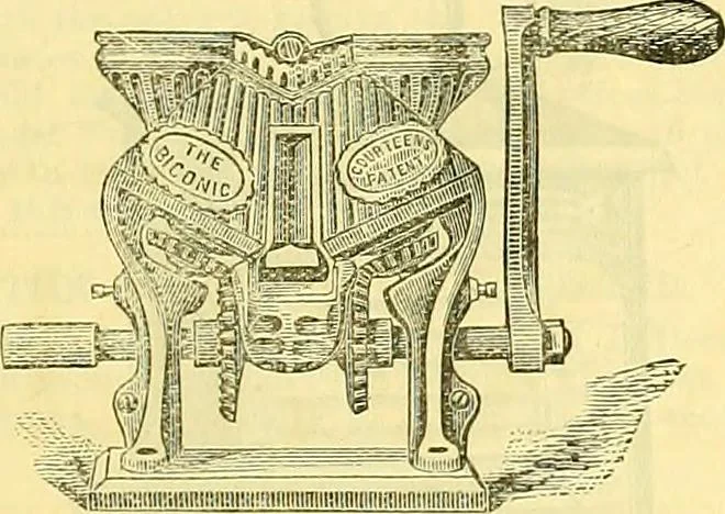 An illustration from Sewing machine gazette, 1874, leaf 208